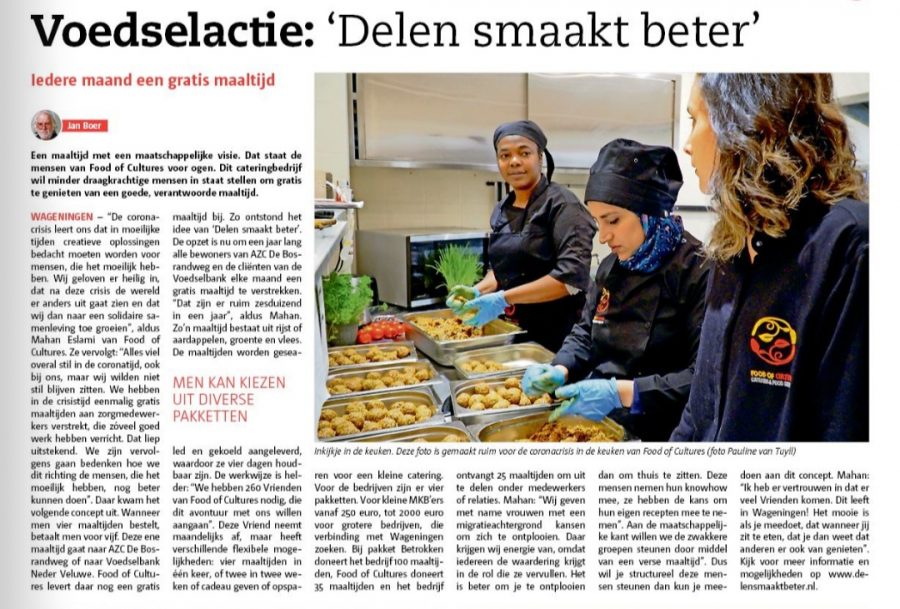 Voedselactie: Delen smaakt beter